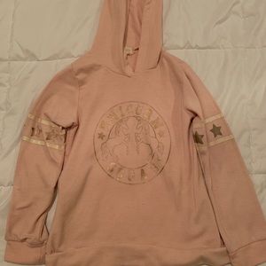 Pink unicorn hoodie